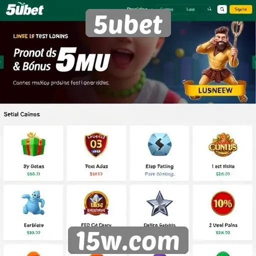 Análise das promoções e bônus oferecidos pelo 5ubet